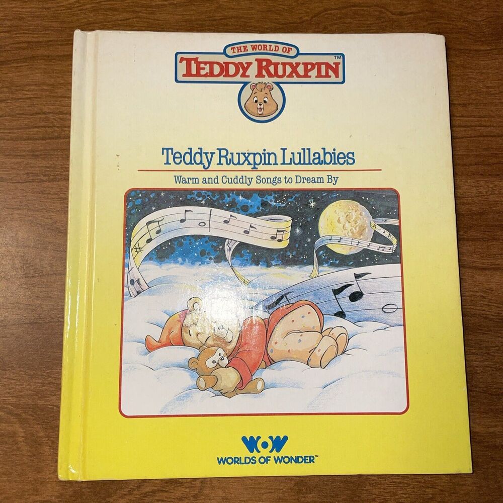 Teddy Ruxpin Vintage Lullabies Children's Book 1985 1st Edition